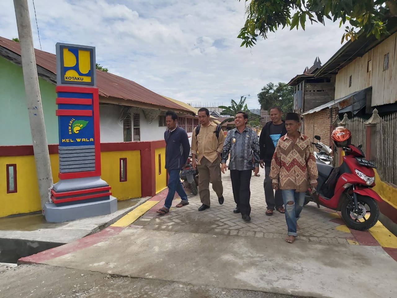 Lorong di Sidrap Makin Cantik dengan Program KotaKu