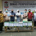 Penguatan Literasi di Masa Pandemi, Hero Supermarket Donasi Buku ke Dinas Perpustakaan Kota Makassar