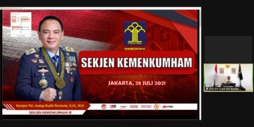 Sekjen Kemenkumham RI: Berbagi Ikhlas, Distribusikan dengan Prokes dan Akuntabel