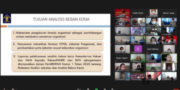 Kemenkumham Sulsel Ikuti Pendampingan e-ABK, Mudahkan Pengukuran Kinerja Organisasi
