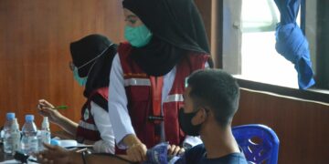 KNPI Sidrap Gelar Vaksinasi Gratis, Dukung Terbentuknya Herd Immunity