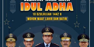 Ucapan Selamat Hari Raya Idhul Adha Kakanwil Kemenkumham Sulsel dan Jajaran
