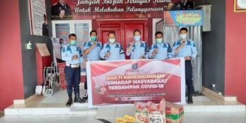 Peduli, Rutan Kelas IIB Sidrap Bantu Kesulitan Warga di Tengah Pandemi