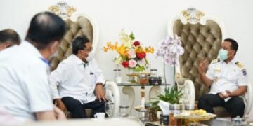 Dirut PT Pelindo IV dan Plt Gubernur Sulsel Bahas Optimalisasi MNP