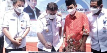 Abdul Hayat Resmikan Gedung Training Center 0.4 Nusantara