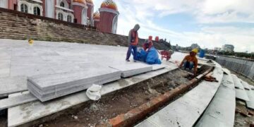 Komitmen, Plt Gubernur Sulsel Lanjutkan Pembangunan Masjid 99 Kubah