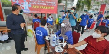 Ratusan WBP Rutan Makassar Ikuti Vaksinasi Covid 19