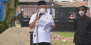 Gubernur Sulbar Launching Bantuan Beras PPKM