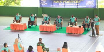 Vaksin Perdana di Kota Parepare Dibuka Wali Kota Secara Virtual, Sembilan Orang Penerima Pertama