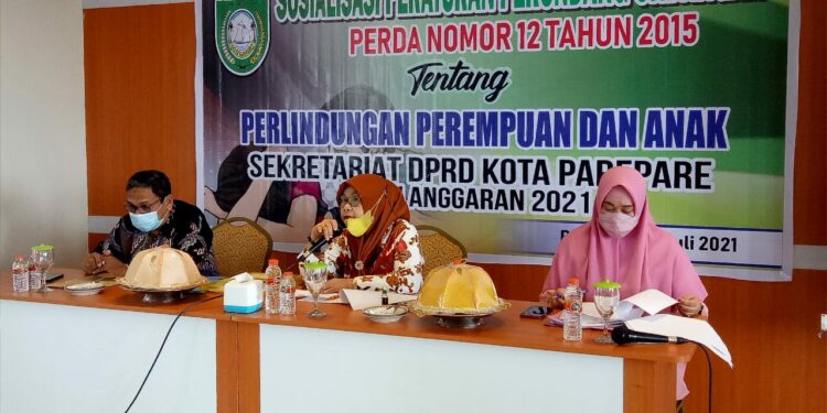 Ketua DPRD Parepare Sosialisasikan Perda Perlindungan Perempuan dan Anak