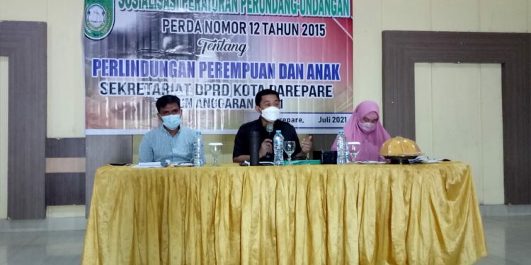 Ketua Komisi II DPRD Parepare Paparkan Tujuan Perda Perlindungan Perempuan dan Anak