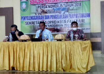 Anggota Komisi I DPRD Parepare Ibrahim Suanda Jelaskan Fungsi Perda Perpustakaan