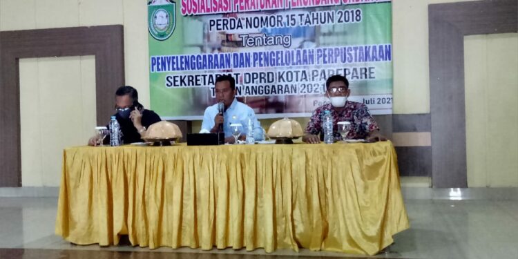 Anggota Komisi I DPRD Parepare Ibrahim Suanda Jelaskan Fungsi Perda Perpustakaan