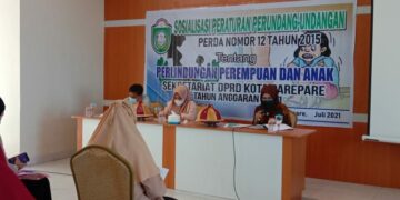 Anggota Komisi II DPRD Parepare Hariani Paparkan Asas dan Tujuan Perda Perlindungan Perempuan dan Anak