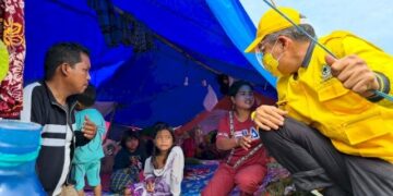 Berkunjung ke Sulbar, Wali Kota Parepare Sambangi Lokasi Pengungsian Korban Gempa