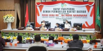 Wawali Pangerang Rahim Bacakan Jawaban Wali Kota Parepare Terhadap Pandangan Fraksi Terhadap Ranperda Penyelenggaraan Pendidikan