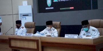 Pemkot Parepare Gelar Rapat Monev Pembangunan Triwulan I