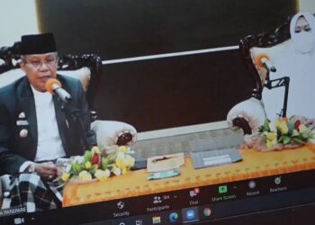 Wali Kota Parepare Sapa Jajaran Pemerintahannya Secara Virtual