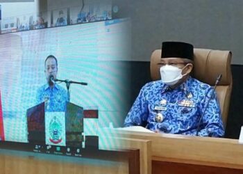 Hari Pertama Kerja Pasca Libur Lebaran, Wali Kota Parepare dan Jajaran Silaturrahim Bersama Plt Gubernur Sulsel