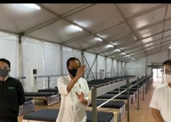 Jokowi Tinjau Rumah Oksigen Gotong Royong, Bisa Tampung 500 Pasien