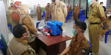Tenaga Kesehatan di Kabupaten Gowa Mulai Jalani Vaksinasi Booster