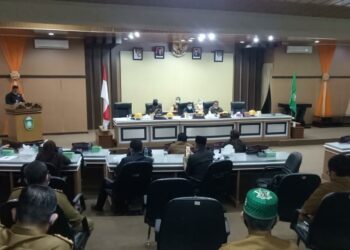 Enam Fraksi Nyatakan Setuju Saat Paripurna Pandangan Fraksi Terhadap Ranperda RJU