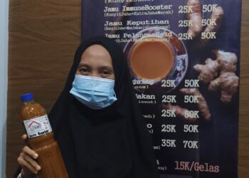 Kisah Herlina, Mendulang Rezeki dari Jualan Jamu Tradisional di Masa Pandemi