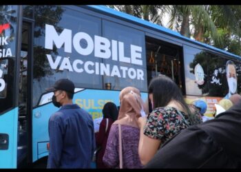 Warga Serbu Layanan Mobile Vaccinator Pemprov Sulsel