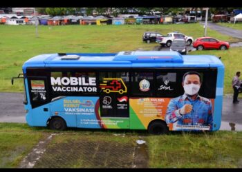 Mobile Vaccinator Kebut Vaksin Sulsel, Sasar  500 Siswa SMA/SMK di Sinjai