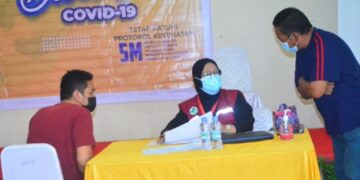 Karang Taruna dan Kadin Sidrap Gelar Vaksinasi Covid-19 Gratis