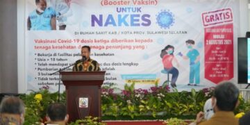 58 Ribu Lebih Nakes di Sulsel Bakal Divaksin Covid-19 Dosis Ketiga