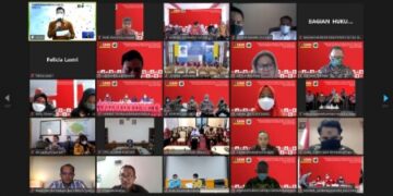 Kanwil Kemenkumham Sulsel Ikuti Peluncuran Program RANHAM 2021 – 2025