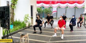 Ribuan Pegawai Kemenkumham se Indonesia Ikuti Latihan Olah Pernafasan