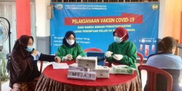 Ratusan WBP Lapas Perempuan Sungguminasa Sulsel Telah Divaksin