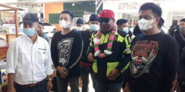 Kadin Sidrap Rider Community Tuntaskan Misi ke Titik Nol Kota Manado dalam 10 Hari
