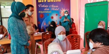 Launching Vaksinasi Covid 19 Bagi Ibu Hamil, Ketua TP PKK Barru Sebut Aman dan Halal