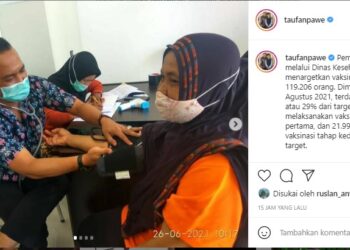 Wali Kota Parepare Ajak Warga Datangi Faskes Untuk Divaksin