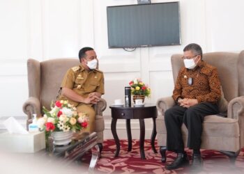 Temui Plt Gubernur Sulsel, Wali Kota Parepare Paparkan Progres Vaksinasi dan Penanganan Covid-19 