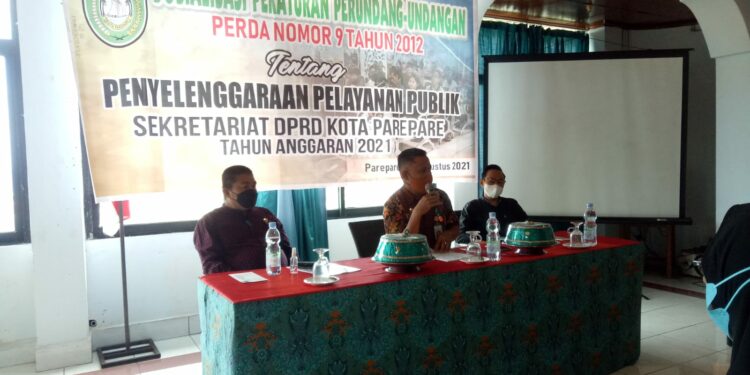 Ketua Komisi I DPRD Parepare Kamaluddin Kadir Uraikan Tujuan Perda Penyelenggaraan Pelayanan Publik