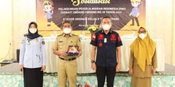 Kantor Imigrasi Parepare Sosialisasi Perlindungan PMI di Pinrang