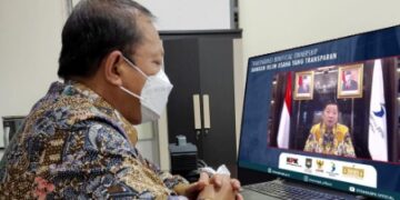 Kakanwil Kemenkumham Sulsel Ikuti Webinar Pemanfaatan Data Pemilik Manfaat Korporasi