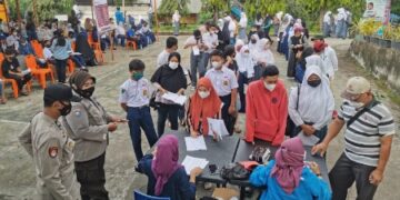Aliansi Mahasiswa Nasional UMPAR Gelar Vaksinasi, Diikuti 3000 Peserta