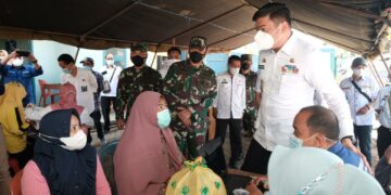 Genjot Capaian Vaksinasi, Pemkab Gowa-Kodim 1409 Gowa Sasar Pedagang Pasar