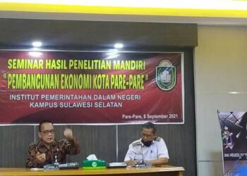 IPDN Kampus Sulsel Penelitian Mandiri Pembangunan Ekonomi Parepare
