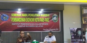 IPDN Kampus Sulsel Penelitian Mandiri Pembangunan Ekonomi Parepare
