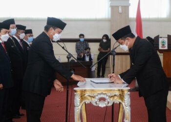 Plt Gubernur Sulsel Lantik 10 Pejabat Eselon II, Ingatkan Integritas, Profesionalisme dan Amanah