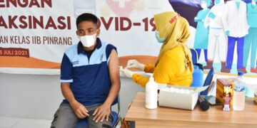 Vaksinasi Rutan Pinrang dan Enrekang Capai 100 Persen