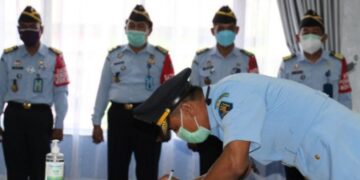 Lantik Kasubbag Kepegawaian, Kakanwil Kemenkumham Sulsel Tekankan Soal ini