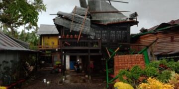 Rumah Rusak Akibat Angin Puting Beliung di Pinrang Bertambah Jadi 18