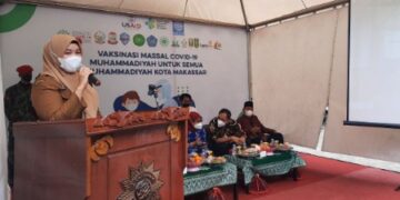 Vaksinasi Mentari Muhammadiyah Sasar 3.000 Warga di Makassar